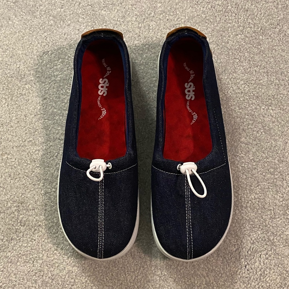 SAS Denim Slip-On Loafer - Picture 3 of 15